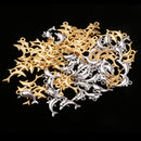 60 Pieces (Gold & Silver) Alloy Dolphin Charms Pendant for Jewelry Making Accessories Charming Unique
