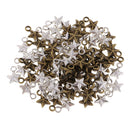 100 Pieces Mini Jewelry Making Charms Stars Pendant Ancient Charms fit Earring Necklace Bracelet Jewelry Key Chains Craft Card Gifts DIY Findings