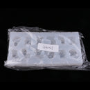 12-Cavity Chocolate Hard Candy Silicone Lollipop Mold, 12 Creative Chinese Zodiac Animals Design, Cute & Lovely, 7.01 x 3.39 x 0.71inch