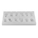 12-Cavity Chocolate Hard Candy Silicone Lollipop Mold, 12 Creative Chinese Zodiac Animals Design, Cute & Lovely, 7.01 x 3.39 x 0.71inch