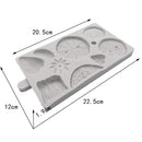 Silicone Mold, Assorted Shapes (Strawberry, Kiwi, Orange, Blueberry, Mulberries) - Fondant Mold Cake Topper Decoration Mould Baking Tool - 22.5 x 12cm