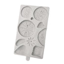 Silicone Mold, Assorted Shapes (Strawberry, Kiwi, Orange, Blueberry, Mulberries) - Fondant Mold Cake Topper Decoration Mould Baking Tool - 22.5 x 12cm