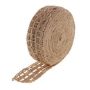 5 Meters Hollow Twine Braided Jute Hessian Burlap Ribbon Rope for Wedding Party Craft Handmade Accessories DIY Ornament 35mm