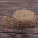 5 Meters Hollow Twine Braided Jute Hessian Burlap Ribbon Rope for Wedding Party Craft Handmade Accessories DIY Ornament 35mm