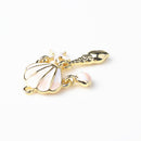 4Pieces Seashell Charms Pendant Jewelry Making Findings DIY Necklace Earring