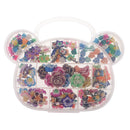 107 Pieces Lots Assorted DIY Flatbacks Resin Flat Back Flowers Kawaii Cabochon Buttons Scrapbooking Slime Charm DIY Embellishment Phone Craft
