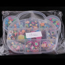 107 Pieces Lots Assorted DIY Flatbacks Resin Flat Back Flowers Kawaii Cabochon Buttons Scrapbooking Slime Charm DIY Embellishment Phone Craft