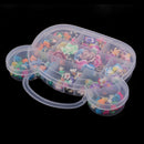 107 Pieces Lots Assorted DIY Flatbacks Resin Flat Back Flowers Kawaii Cabochon Buttons Scrapbooking Slime Charm DIY Embellishment Phone Craft
