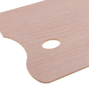 High Quality Wooden Artist Painting Palette COLOR Mixing Tray With Hole Oil Paint Mixing Tray Pigment Tray