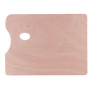 High Quality Wooden Artist Painting Palette COLOR Mixing Tray With Hole Oil Paint Mixing Tray Pigment Tray