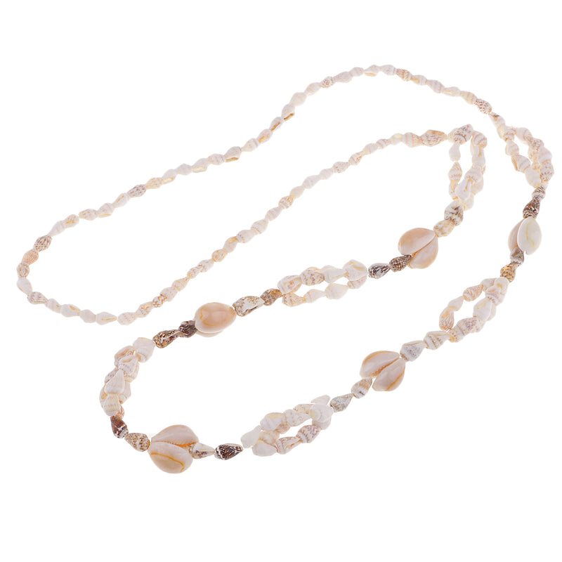1 Strand 90cm Natural Ocean Sea Shell Conch Beads, Beach Decor, DIY Projects Materials, Jewelry Making Crafts, Scrapbooking Embellishments