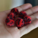 30pcs Women Fashion Accessory Hair Accessory Hair Ties Charms Fluffy Ball Kids Crafts Supply Pom Pom Ball Bag Decorative Charms