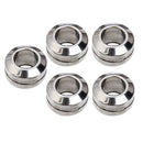 5pcs High Grade Stainless Steel Large Hole Spacer Loose Beads Findings For DIY Bracelet Anklets Jewelry Embellishments