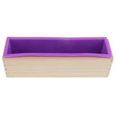 Wooden Soap Loaf Cutter Mold and Soap Cutter Set Rectangle Silicone Soap Mold with Wood Box Straight Cutter Wavy Cutter Soap Making Supplies