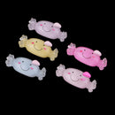 20 Pieces Sweet Kawaii Smile Candies Flatbacks Resin Flat Back Cabochon Buttons Scrapbooking Slime Charm fit Phone Embellishment Craft DIY Accessories