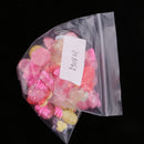30Pcs/Pack Pink Glitter Resin Cabochons Flat Back Charms Lovely Mixed Fruits Shaped Buttons for DIY Scrapbook Decor Wedding Decor Cards Making