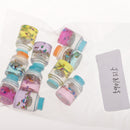 20 Pieces Rainbow Colors Resin Bottles Flatback Flatbacks Cabochons Craft Scrapbooking Cardmaking Embellishments DIY Decorations