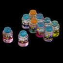 20 Pieces Rainbow Colors Resin Bottles Flatback Flatbacks Cabochons Craft Scrapbooking Cardmaking Embellishments DIY Decorations