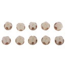 10 Pieces/set Hand Carved White Bodhi Seed Lotus Flower Beads Wooden Prayer Craft Beads 1.4 - 1.5 cm / 0.55- 0.59 inch