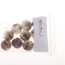 10 Pieces/set Hand Carved White Bodhi Seed Lotus Flower Beads Wooden Prayer Craft Beads 1.4 - 1.5 cm / 0.55- 0.59 inch