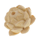 Women Fashion Accessory Lotus Flower Loose Beads Jewelry Spacers 22x12mm Crafts Supply DIY Gifts Hair Accessory Charms
