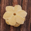 Women Fashion Accessory Lotus Flower Loose Beads Jewelry Spacers 22x12mm Crafts Supply DIY Gifts Hair Accessory Charms