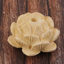 Women Fashion Accessory Lotus Flower Loose Beads Jewelry Spacers 22x12mm Crafts Supply DIY Gifts Hair Accessory Charms