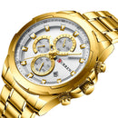 CURREN 8354 Calendar Auto Date Display Men Watch Stainless Steel Band Quartz Watch