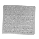 Clear Assorted Shapes Women Earring Silicone Mold for Cake Decorating, Crafting, Polymer Clay, Resin Casting,Jewelry Making Tool Moulds