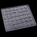 Clear Assorted Shapes Women Earring Silicone Mold for Cake Decorating, Crafting, Polymer Clay, Resin Casting,Jewelry Making Tool Moulds
