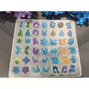 Clear Assorted Shapes Women Earring Silicone Mold for Cake Decorating, Crafting, Polymer Clay, Resin Casting,Jewelry Making Tool Moulds