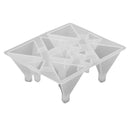 11 Cavity Pyramid Shape Crystal Pendants Charms Mould Resin Casting Mold for DIY Jewelry Making Necklace Bracelet Earrings Home Ornament