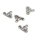 50 Pieces Antique Silver Alphabet Letters Sweet Charms Pendants Dangle Beads for Jewelry Making fit Necklace Bracelet Choker DIY Hanging Craft