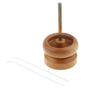 Super Handy Wooden Bead Spinner and Curved Needles For Spin and String Bead Loader Seed Bead String Tool Jewelry Making Bead Device