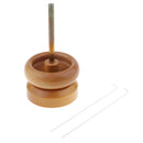 Super Handy Wooden Bead Spinner and Curved Needles For Spin and String Bead Loader Seed Bead String Tool Jewelry Making Bead Device