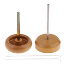 Super Handy Wooden Bead Spinner and Curved Needles For Spin and String Bead Loader Seed Bead String Tool Jewelry Making Bead Device