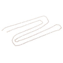 1 Meters 3mm ABS Imitation Pearl Beads Chain Trim for DIY Wedding Party Decoration Jewelry Findings Craft Accessories
