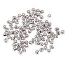 50pcs Polyhedral Design Loose Spacer Beads Jewelry Making Findings Crafts Supply Women Favorite Chic Jewelry Embellishments 4mm
