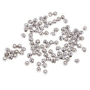 50pcs Polyhedral Design Loose Spacer Beads Jewelry Making Findings Crafts Supply Women Favorite Chic Jewelry Embellishments 4mm