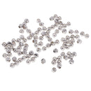 50 Pieces Antique Tibetan Silver Ball Spacer Beads Charms DIY Findings Accessories for Bracelet Necklace Jewelry Making Accessories