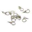 10 Pieces Alloy Small Swivel Lanyard Snap Hook Lobster Clasps Clip Keychain Key Ring Jewelry Making Findings
