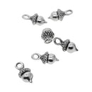 50 Pieces Mini Jewelry Making Charms Nuts Acorn Fruit Pendant Ancient Charms fit Earring Necklace Bracelet Jewelry Key Chains Winter Gift DIY Findings