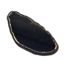 Black Agate Slices Geode Stones, Pendant, Coasters Cup Mat, 50-80 mm / 2.7-3 inches, Irregular for Jewelry Making, Home Decoration, DIY Pendant Craft