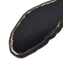 Black Agate Slices Geode Stones, Pendant, Coasters Cup Mat, 50-80 mm / 2.7-3 inches, Irregular for Jewelry Making, Home Decoration, DIY Pendant Craft