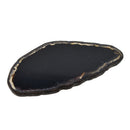 Black Agate Slices Geode Stones, Pendant, Coasters Cup Mat, 50-80 mm / 2.7-3 inches, Irregular for Jewelry Making, Home Decoration, DIY Pendant Craft