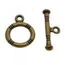 50pcs Multifunction OT Toggle Clasp for Necklace Bracelets Bags Clothes Handmade Purse DIY Supply Bronze Color