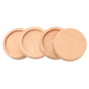 50 Pieces Handmade Jewelry Findings Supply Natural 25mm Wooden Cameo Cabochon Settings Base Tray Pendant Jewelry