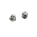 20 Pieces MINI Happy Lucky Buddha Buddhist Prayer Beads, Smiling Buddha Spacer Beads (0.39 x 0.39 x 0.35 inch)