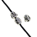 20 Pieces MINI Happy Lucky Buddha Buddhist Prayer Beads, Smiling Buddha Spacer Beads (0.39 x 0.39 x 0.35 inch)