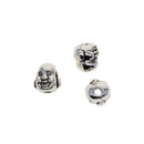 20 Pieces MINI Happy Lucky Buddha Buddhist Prayer Beads, Smiling Buddha Spacer Beads (0.39 x 0.39 x 0.35 inch)